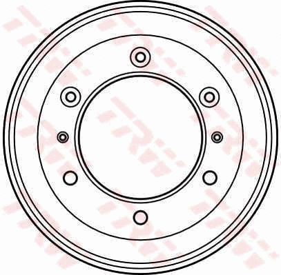 DB4051 TRW Тормозной барабан (фото 2)