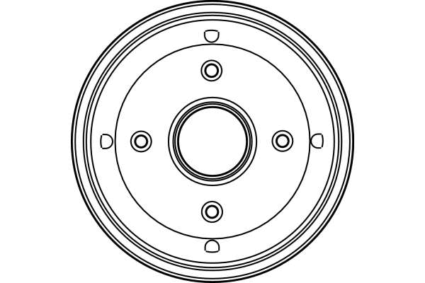 DB4124 TRW Тормозной барабан (фото 2)
