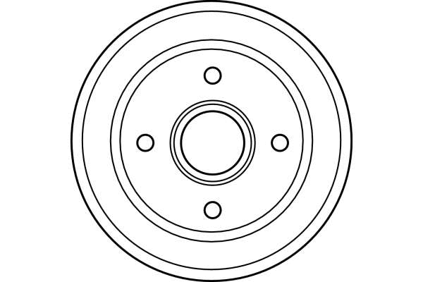DB4303 TRW Тормозной барабан (фото 2)