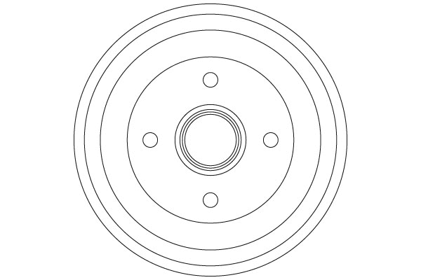 DB4308MR TRW Тормозной барабан (фото 2)