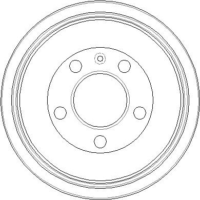 NDR242 NATIONAL Тормозной барабан (фото 1)