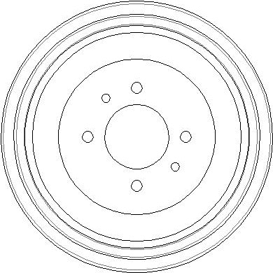 NDR284 NATIONAL Тормозной барабан (фото 1)