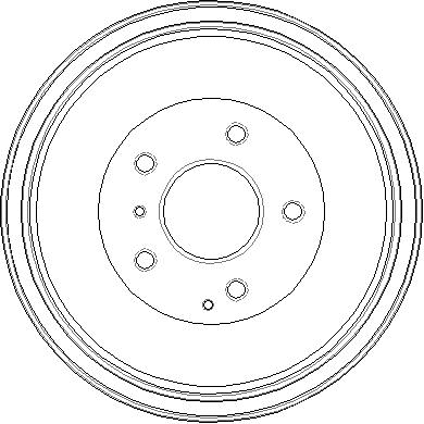 NDR308 NATIONAL Тормозной барабан (фото 1)