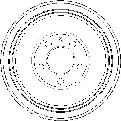 NDR318 NATIONAL Тормозной барабан (фото 1)