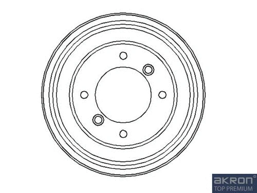 1120002 AKRON-MALÒ Тормозной барабан (фото 1)
