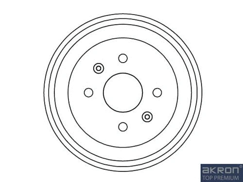 1120079 AKRON-MALÒ Тормозной барабан (фото 1)