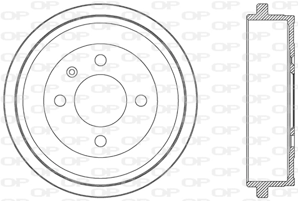 BAD9048.10 OPEN PARTS Тормозной барабан (фото 1)