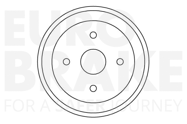 5825255211 EUROBRAKE Тормозной барабан (фото 1)