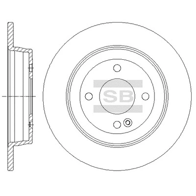 SD1087 HIQ Тормозной барабан (фото 1)