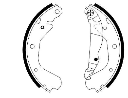 H8080 BEHR/HELLA/PAGID Комплект тормозных колодок (фото 1)