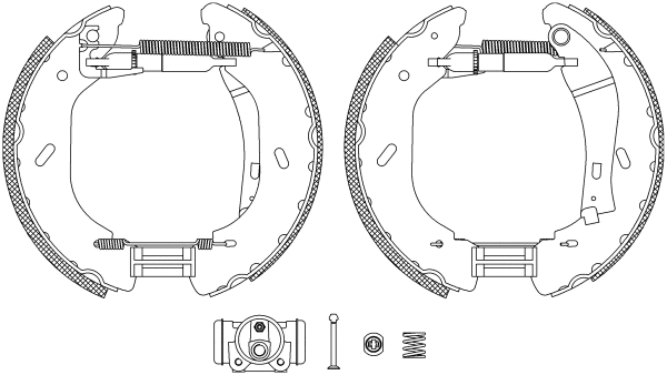 R1297 BEHR/HELLA/PAGID Комплект тормозных колодок (фото 1)