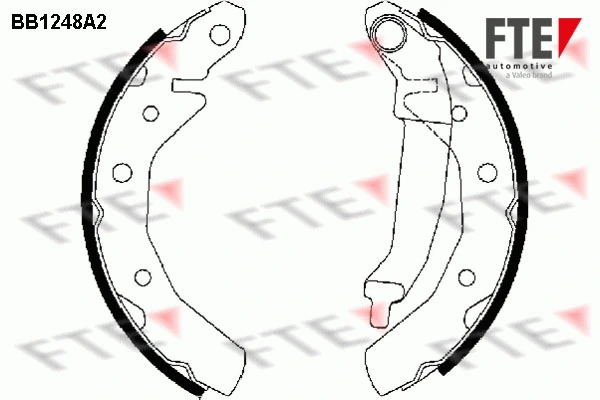 BB1248A2 FTE Комплект тормозных колодок (фото 1)