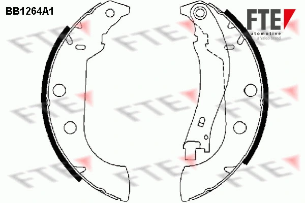 BB1264A1 FTE Комплект тормозных колодок (фото 1)