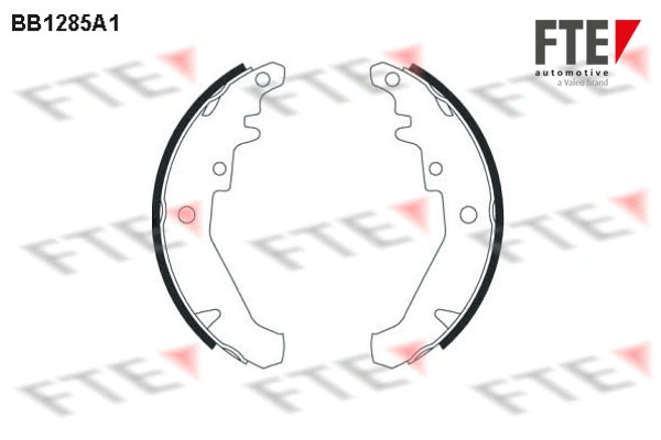 BB1285A1 FTE Комплект тормозных колодок (фото 1)
