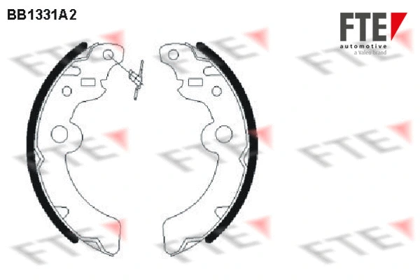 BB1331A2 FTE Комплект тормозных колодок (фото 1)