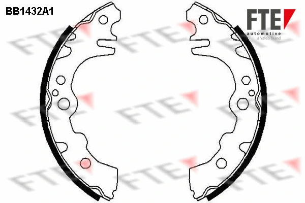 BB1432A1 FTE Комплект тормозных колодок (фото 1)