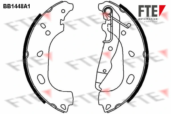 BB1448A1 FTE Комплект тормозных колодок (фото 1)