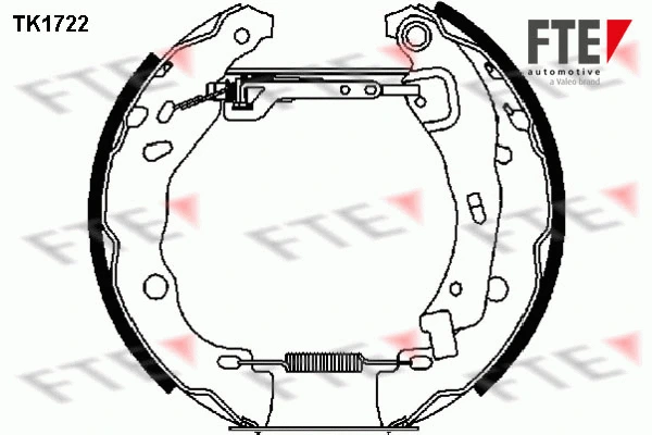 TK1722 FTE Комплект тормозных колодок (фото 1)