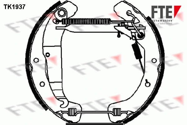 TK1937 FTE Комплект тормозных колодок (фото 1)