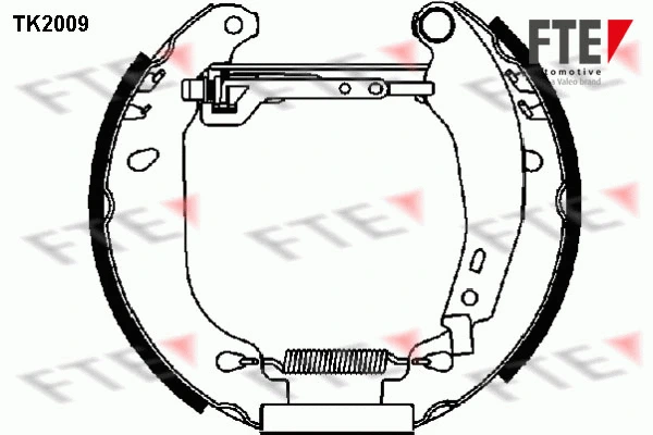TK2009 FTE Комплект тормозных колодок (фото 1)