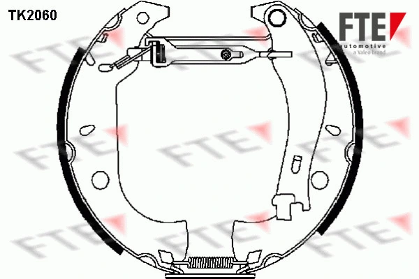 TK2060 FTE Комплект тормозных колодок (фото 1)