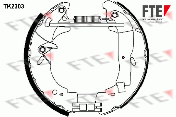 TK2303 FTE Комплект тормозных колодок (фото 1)