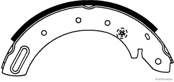 J3501046 HERTH+BUSS Комплект тормозных колодок (фото 2)