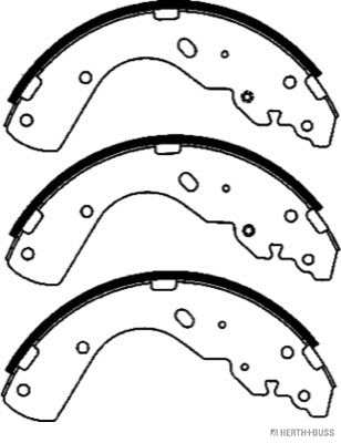 J3503052 HERTH+BUSS Комплект тормозных колодок (фото 2)