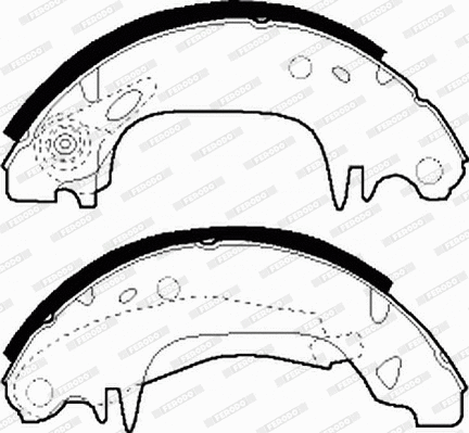 FSB338 FERODO Комплект тормозных колодок (фото 3)