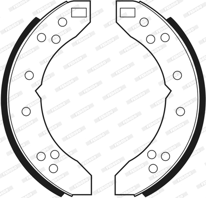 FSB346 FERODO Комплект тормозных колодок (фото 3)