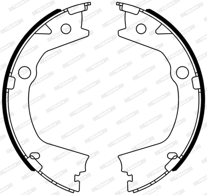 FSB4318 FERODO Комплект тормозных колодок (фото 1)