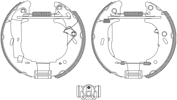 MSP115 MINTEX Комплект тормозных колодок (фото 1)