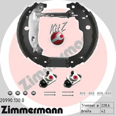 20990.130.0 ZIMMERMANN Комплект тормозных колодок (фото 1)