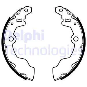 LS2069 DELPHI Комплект тормозных колодок (фото 1)