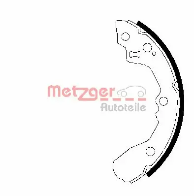 MG 949 METZGER Комплект тормозных колодок (фото 1)