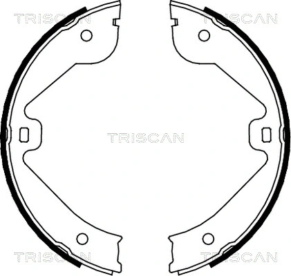 8100 10022 TRISCAN Комплект тормозных колодок (фото 1)