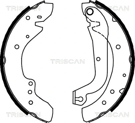 8100 10577 TRISCAN Комплект тормозных колодок (фото 1)