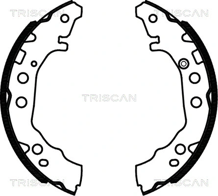 8100 13052 TRISCAN Комплект тормозных колодок (фото 1)