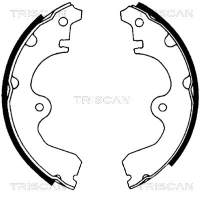 8100 13534 TRISCAN Комплект тормозных колодок (фото 1)