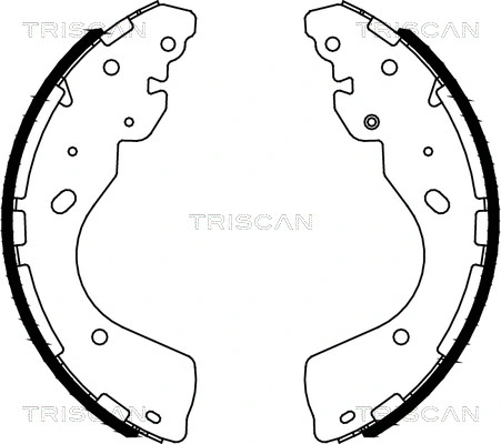 8100 14012 TRISCAN Комплект тормозных колодок (фото 1)