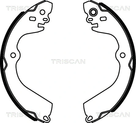 8100 14013 TRISCAN Комплект тормозных колодок (фото 1)