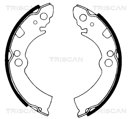 8100 14396 TRISCAN Комплект тормозных колодок (фото 1)