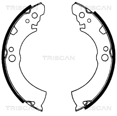 8100 14404 TRISCAN Комплект тормозных колодок (фото 1)