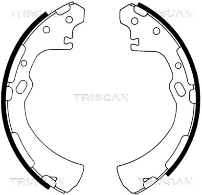 8100 14510 TRISCAN Комплект тормозных колодок (фото 1)