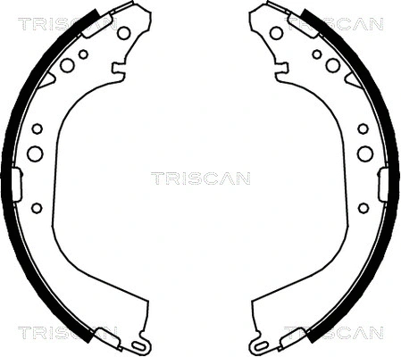 8100 14565 TRISCAN Комплект тормозных колодок (фото 1)