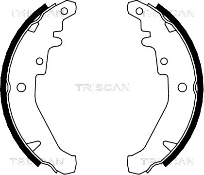 8100 15026 TRISCAN Комплект тормозных колодок (фото 1)