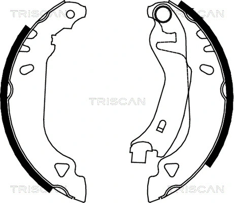 8100 15482 TRISCAN Комплект тормозных колодок (фото 1)