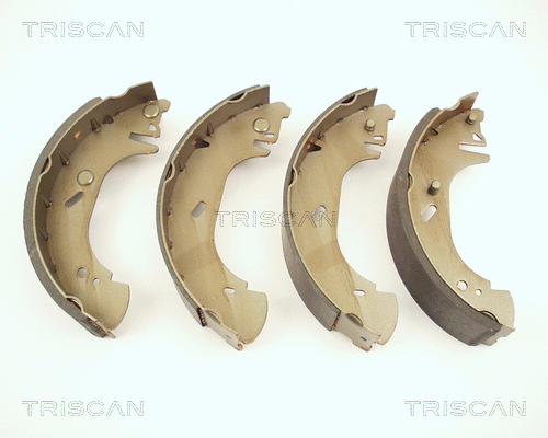 8100 16571 TRISCAN Комплект тормозных колодок (фото 1)