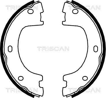 8100 23032 TRISCAN Комплект тормозных колодок (фото 1)