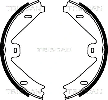 8100 23033 TRISCAN Комплект тормозных колодок (фото 1)